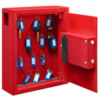 Thumbnail image #2 for Alpine Industries ADI680-40-RED Key Cabinet, 40-Key Capacity, Digital Lock, Steel, Red
