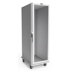 Thumbnail image #1 for Lockwood Manufacturing CA67-ESIN-40CD-R Insulated Mobile Enclosed Transport Cabinet, Clear Right-Hinged Door, 40-Pan Capacity, 18" x 26"