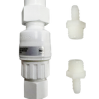 Thumbnail image #1 for NBR Equipment P7-15PSI Water Pressure Regulator, 15–20 PSI, 1/2 NPT Adapter, 3/8 in Hose Barb, Garden Hose Connection