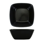 Thumbnail image #1 for International Tableware Quad QP-31-MB Square Porcelain Fruit Dish, 6 oz, Matte Black, 3-3/4" Case of 3 Dozen