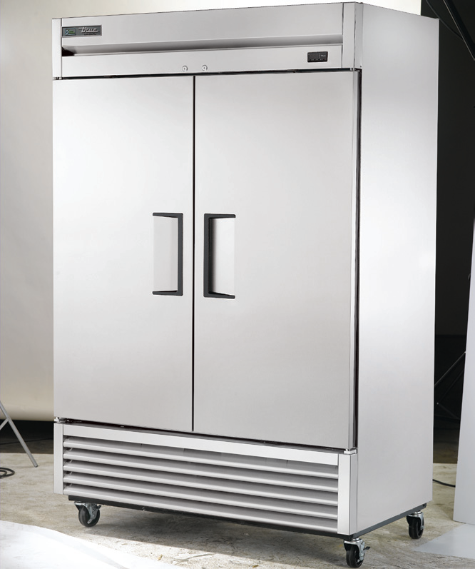 Product image #5 for True 54-Inch 2-Section Reach-In Refrigerator with Stainless Steel Solid Swing Doors, Bottom-Mount Self-Contained R290 Refrigeration