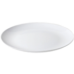 Thumbnail image #1 for G.E.T. Siciliano ML-243-W Round White Melamine Coupe Display Plate/Platter, 24-Inch Diameter x 2-Inch High
