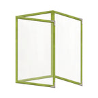 Thumbnail image #1 for Risch Deluxe TET 5.5X8.5-NYLON Sewn Nylon Vinyl Menu Cover, Triple Fold, 5-1/2" x 8-1/2" Case of 24
