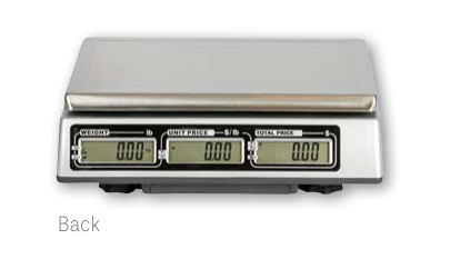 Product image #5 for Pro MZR Legal for Trade Digital Price Computing Scale, 30 lb Capacity, Dual LCD Display, Stainless Steel Platform