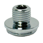 Thumbnail image #1 for Fisher 73856 Faucet Adapter, 1/4" Male x 55/64-27M, Brass, Chrome-Plated, Long