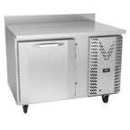 Thumbnail image #1 for Victory Refrigeration VWR46HC One-Door Worktop Refrigerator, 46-1/8"W, Stainless Steel, Side-Mounted Self-Contained Refrigeration