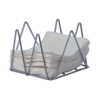 Thumbnail image #1 for G.E.T. Urban Renewal WIRNPK-5 Square Wire Napkin Holder, 5" x 5"H, Chrome Plated