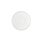 Thumbnail image #1 for Ten Strawberry Street Valentina Gold VTNA-0009S-GLD Round China Saucer with Rim, 6.07" Case of 48