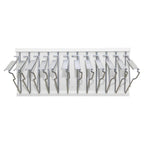 Thumbnail image #1 for Alpine Industries ADI617-WHI Wall-Mount Pivot Rack, White, 24 x 15.25 x 10.5 in