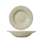 Thumbnail image #1 for International Tableware Roma RO-3 Ceramic Soup Bowl, 10 oz, 8-7/8" Diameter, Deep Rim, Rolled Edge Case of 2 Dozen