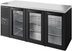 Thumbnail image #5 for True Premier Bar 84-Inch Three-Section Refrigerated Back Bar Cooler with Glass Doors
