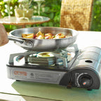 Thumbnail image #2 for Chef Master 90019 Portable Commercial Indoor Butane Stove, 15,000 BTU/hr, Piezo Ignition, Double Wind Guard Case of 6