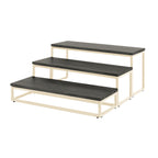 Thumbnail image #2 for Steelite International Creations Buffet 7365MW335 Rectangle Buffet Riser, Pivot, Ivory, 21.875 x 7.375 x 9 in