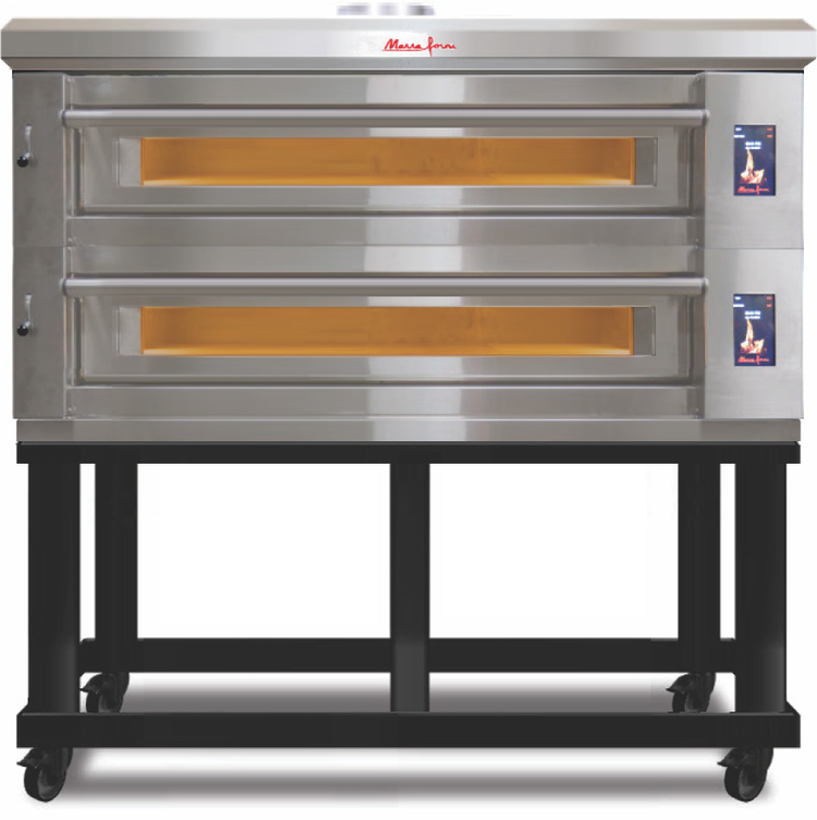 Product image #6 for Marra Forni Electric Stackable Double-Deck Stone Hearth Deck Oven with 55 x 36 Inch Cooking Surfaces