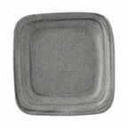 Thumbnail image #1 for G.E.T. Della Terra - EGS D5PLST-GSD 5-Inch Irregular Square Gray Melamine Plate Case of 6