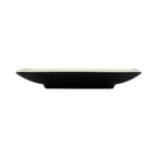 Thumbnail image #2 for G.E.T. Karma - EGS JW552T-ES Square Plate, 5" x 5" x 3/4"H, Two-Tone Sand Interior/Ebony Exterior, BPA Free Case of 6