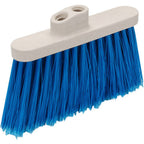 Thumbnail image #1 for AllPoints Foodservice Parts & Supplies 1591074 Blue Lobby Broom Head, 9-Inch Wide, Nylon Bristles