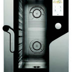 Thumbnail image #1 for Tecnoeka MKFA 1011 CTS Electric Floor-Model Combi Oven, 10-Pan GN 1/1, Touchscreen Programmable Controls