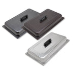 Thumbnail image #3 for Sterno 70112 Full-Size Rectangular Powder-Coated Steel Dome Cover, Copper Vein Finish