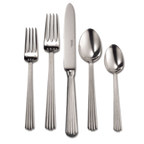 Thumbnail image #2 for 1880 Hospitality Viotti by Oneida® V024SDEF Silver-Plated Soup/Dessert Spoon, 6-3/4", Oval Bowl, Pillared Handle Pack of 1 Dozen