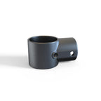 Thumbnail image #1 for NBR Equipment BR-1 End Cross Brace, Tubular Rail Support for 1-5/8" Leg and 1-1/4" Cross Rail, Aluminum
