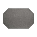 Thumbnail image #1 for Risch PLACEMATDXOCT-MILAN 17X11 Octagonal Simulated Woven Vinyl Placemat, 17 x 11 in, Sewn Edges, Non-Skid Backing Case of 25
