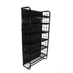 Thumbnail image #1 for Renfro Industries Inc. RIBKRI82 Wire Frame Saddle Bag Display Rack, 24"W x 13"D x 66"H, 2 Displays