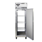 Thumbnail image #1 for Continental Refrigerator 1RNSAPT Pass-Thru Reach-In Refrigerator, One-Section, Solid Doors, Self-Contained, Stainless Steel/Aluminum