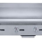 Thumbnail image #1 for Dukers Appliance Co., USA Ltd. DCGM36 . 36" Gas Countertop Griddle, 3/4" Smooth Steel Plate, 3 Independent Burners