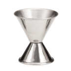 Thumbnail image #1 for TableCraft Products 1204 Stainless Steel Double Jigger, 3/4 oz and 1-1/2 oz Capacities, Rolled Edge Case of 6