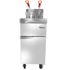 Thumbnail image #1 for Connerton CSG-F4A Gas Floor Fryer, 50 lb Oil Capacity, Stainless Steel Frypot, Tube-Type