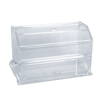 Thumbnail image #1 for Thunder Group PLSD002 Single-Sided Clear Acrylic Straw Dispenser, 12-5/8 x 5-5/8 x 6-7/8H, Rectangular Case of 6