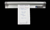 Thumbnail image #5 for San Jamar 12-Inch Anodized Aluminum Slide Check Rack