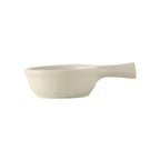 Thumbnail image #1 for Tuxton China DuraTux®© BES-0902 9 oz Ceramic French Onion Soup Casserole with Handle, American White/Eggshell Case of 2 Dozen