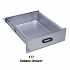 Thumbnail image #1 for Duke Manufacturing 177 Work Table Drawer, Stainless Steel Front and Liner, Ball-Bearing Roller Slides, 20"D x 5"H x 15"W