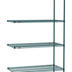 Thumbnail image #1 for Metro Super Erecta SE-2154K3-74-A4 Add-On Wire Shelving Unit, 54"W x 21"D x 74"H, 600 lb. capacity per shelf, 2000 lb. capacity per unit, 1" shelf