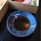 Thumbnail image #2 for Korin Inc SDS-214 Round Sauce Dish, 2-1/2 oz, 3-3/4" Diameter, Ash Blue