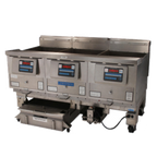 Thumbnail image #1 for Ultrafryer Systems (Middleby) UltraGold™ B-E20-20-3-UC Electric 3-Tank Fryer, 20 kW Each, 125 lb Vats, Built-In Filtration