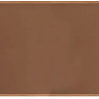 Thumbnail image #1 for AARCO Products OW4872166 Wall-Mounted Cork Bulletin Board, 72"W x 48"H, Red Oak Frame, Tan