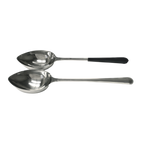 Thumbnail image #1 for G.E.T. BSRIM-23 8 oz Solid Stainless Steel Portion Control Spoon, 12 in Case of 12
