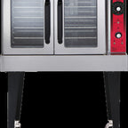 Thumbnail image #6 for Vulcan SG4 Full-Size Single-Deck Gas Convection Oven, 5-Pan Capacity, Solid-State Controls, Stainless Steel, Legs