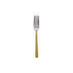 Thumbnail image #1 for Kadra Kitchenware Vikko Crown VC-131-SF Salad Fork, 7" 18/10 Stainless Steel, Gold Handle Case of 12