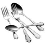 Thumbnail image #2 for 1880 Hospitality Chateau by Oneida® 2610FCHF Child Fork, 5-3/4", 18/8 Stainless Steel, Fiddleback Floral Design Pack of 3 Dozen