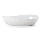 Thumbnail image #1 for G.E.T. GET B-128-W Melamine Oval Bowl, 4 qt, White, 15-3/4" x 9" x 2-4/5"H Case of 3