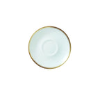 Thumbnail image #1 for Steelite International William Edwards, Burnished Gold 82107AND0169 Tea For One Saucer, 5.75-Inch Round Bone China, Burnished Gold 1 Dozen