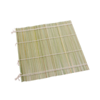 Thumbnail image #1 for Korin Inc TK-601-12 Sushi Rolling Mat, 10-1/2"L x 10-1/2"W, Double-String Bamboo
