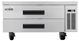 Thumbnail image #7 for KoolMore 48-Inch Commercial 2-Section Stainless Steel Chef Base Refrigerator Storage Cabinet with Pull-Out Drawers