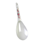 Thumbnail image #1 for Thunder Group Rose 7005AR Melamine Rice Ladle, 1-1/2 oz., 8-1/4" x 2-3/4" Case of 30 Dozen