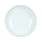 Thumbnail image #1 for Cal-Mil 22470-10-15 Round Melamine Bowl, 78 oz, 10 in, Scalloped, White Case of 6