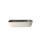 Thumbnail image #2 for Steelite International Steelite Performance, Craft Blue 11300329 Square Ceramic Roaster, 2 qt, 10 x 10 x 2 in, Blue